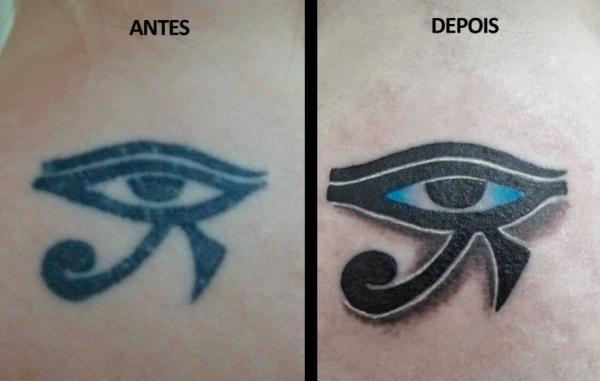 cor da tatuagem saindo ao descascar