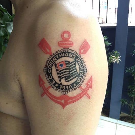 tatuagem corinthians new school