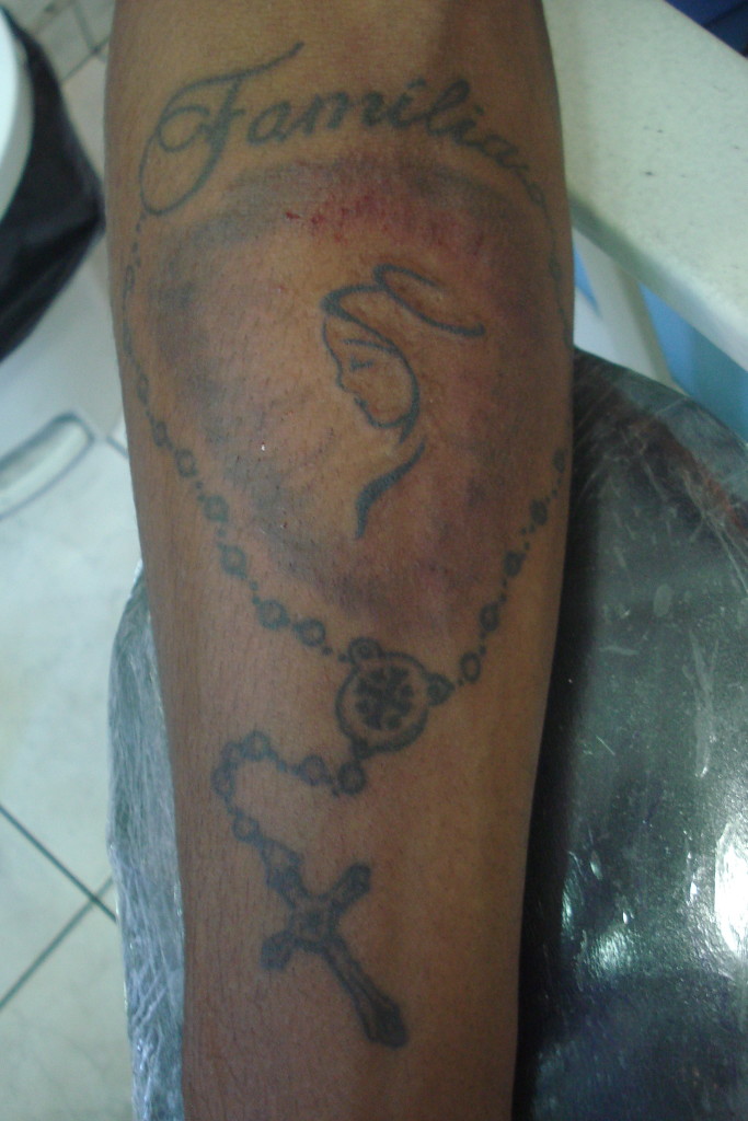 tatuagem corinthians são jorge