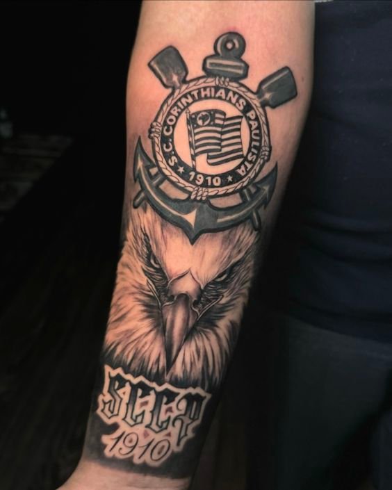 tatuagem corinthians masculina