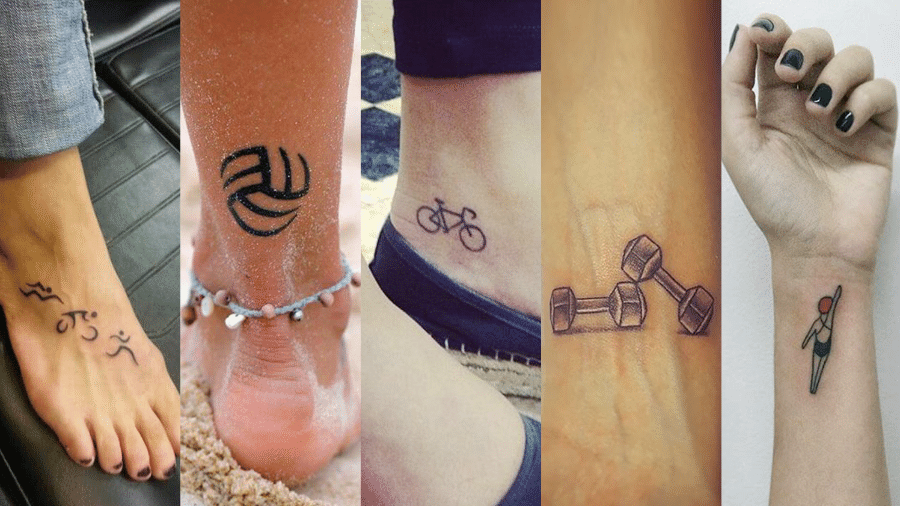 Tatuagem de batimento cardíaco com o símbolo do Flamengo: paixão que pulsa