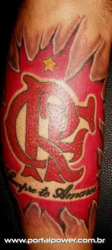 tatuagem do flamengo feminina delicada