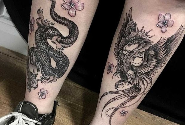 Tatuagem Dragao Braço