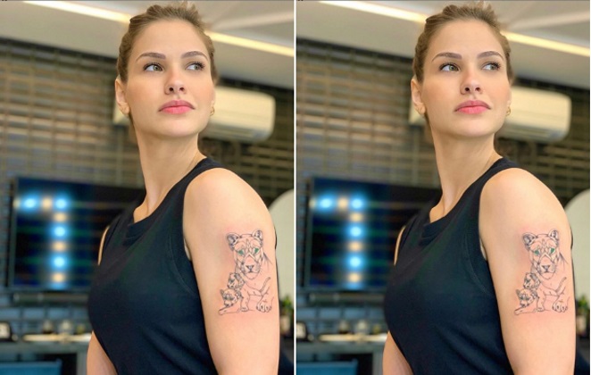 tatuagem em homenagem ao filho