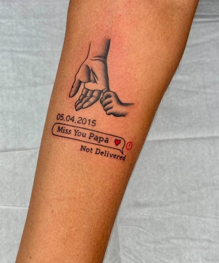 tatuagem pai e filho