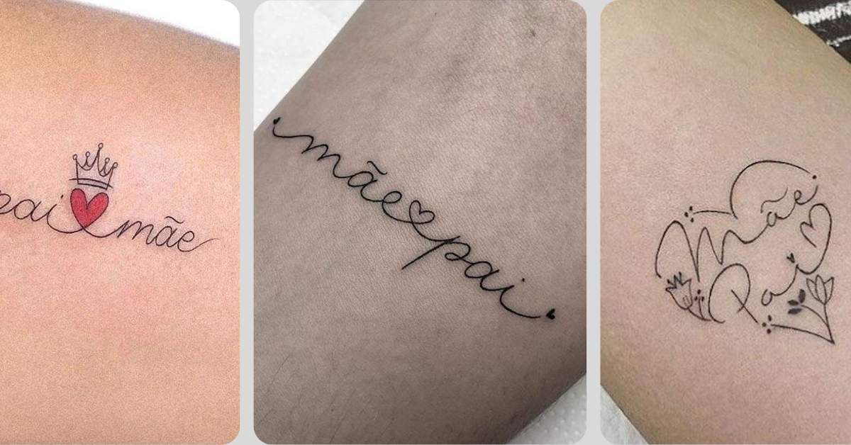 tatuagem leao pai e filho