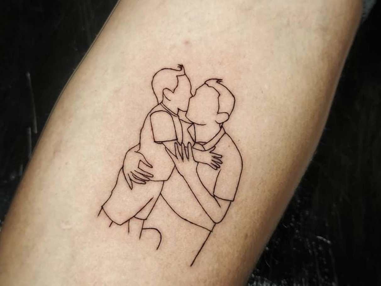 tatuagem para pai