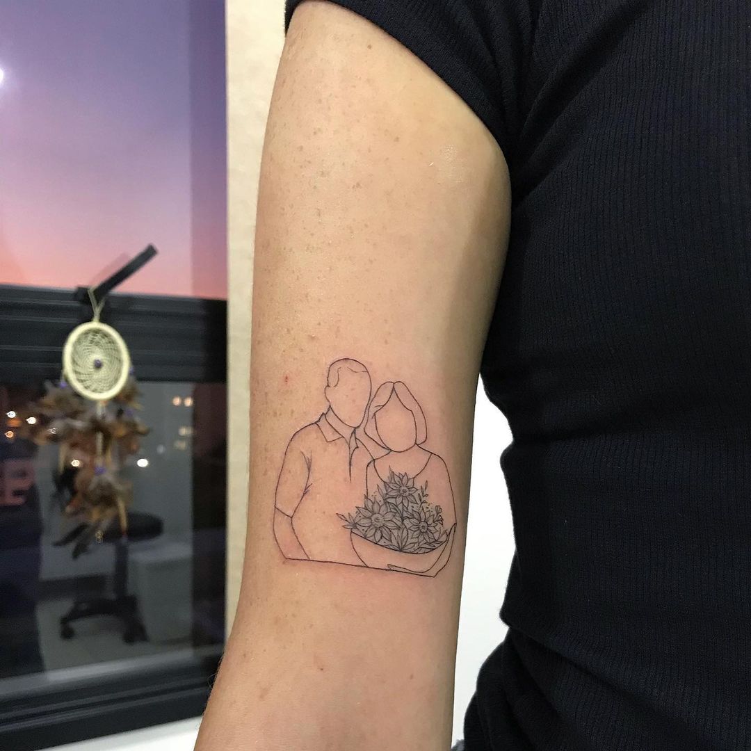 tatuagem homenagem pai falecido