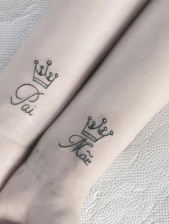 tatuagem pai e filha