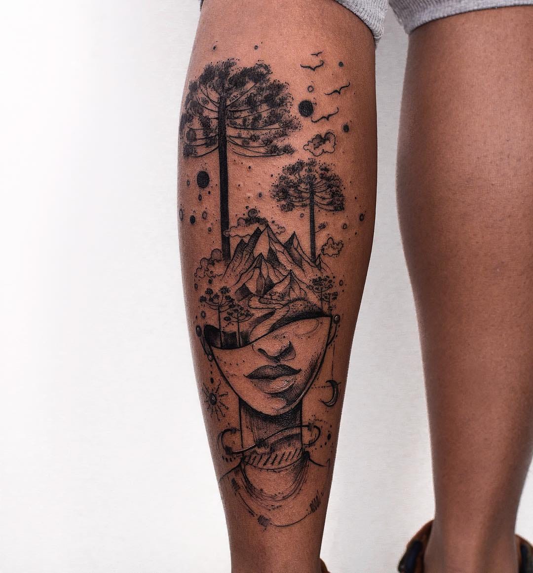 cuidados com tatuagem em pele negra