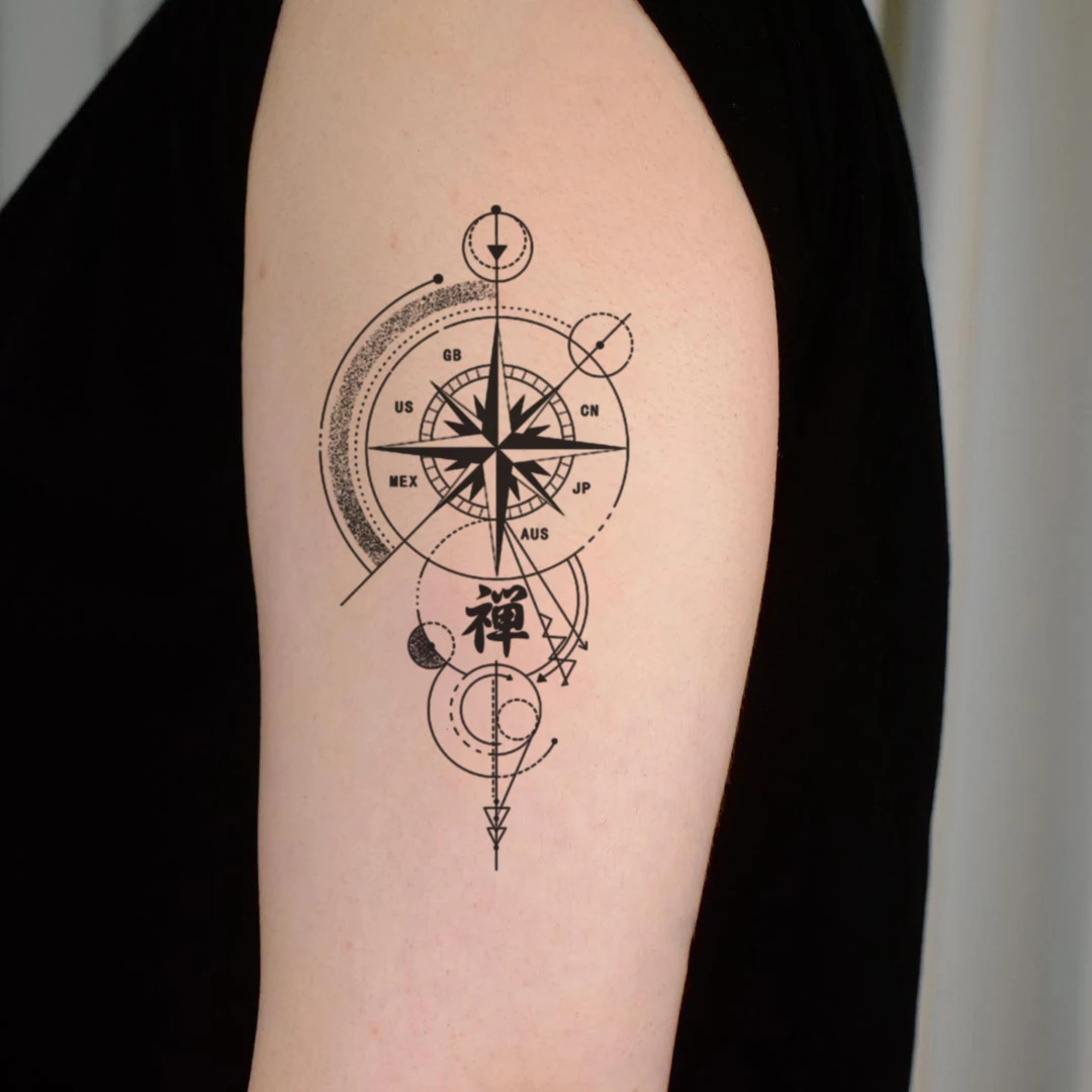 tatuagem fine line peito masculina