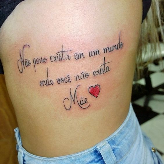 tatuagem de mãe e filho