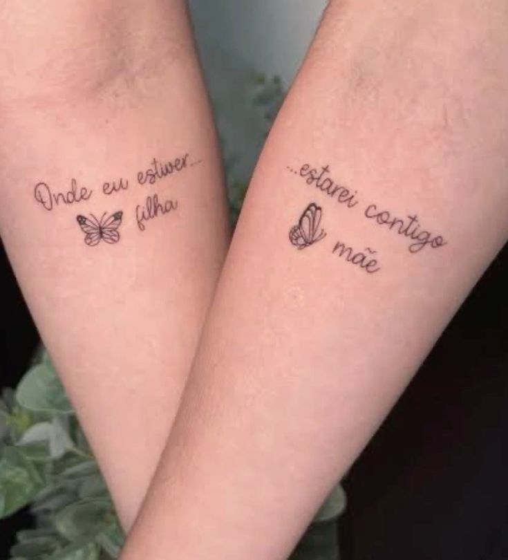 tatuagem delicada mãe