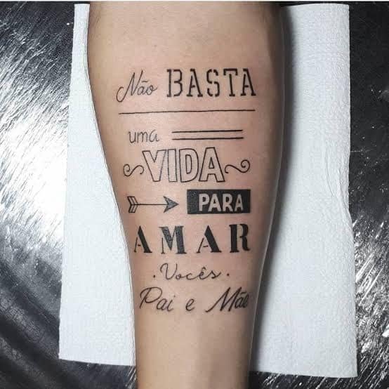 tatuagem homenagem ao pai