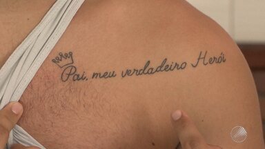 tatuagem homenagem ao pai