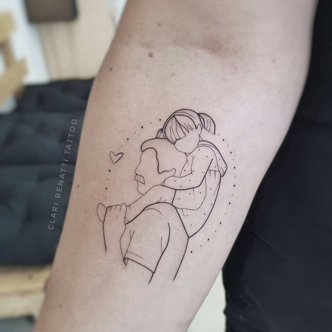 tatuagem homenagem ao pai