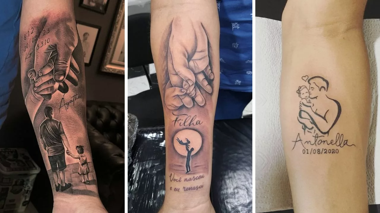 tatuagem homenagem ao pai