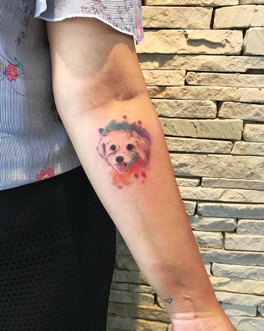 tatuagem para eternizar cachorro