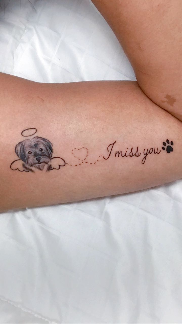 desenho tattoo pet saudade