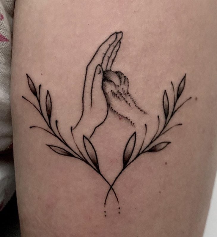 tatuagem memorial cachorro
