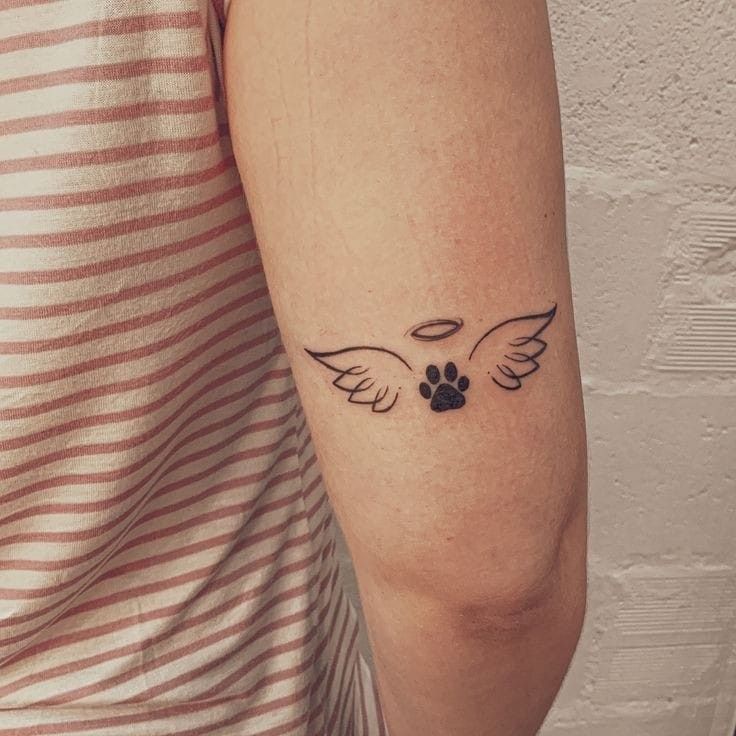 homenagem tatuagem cão falecido
