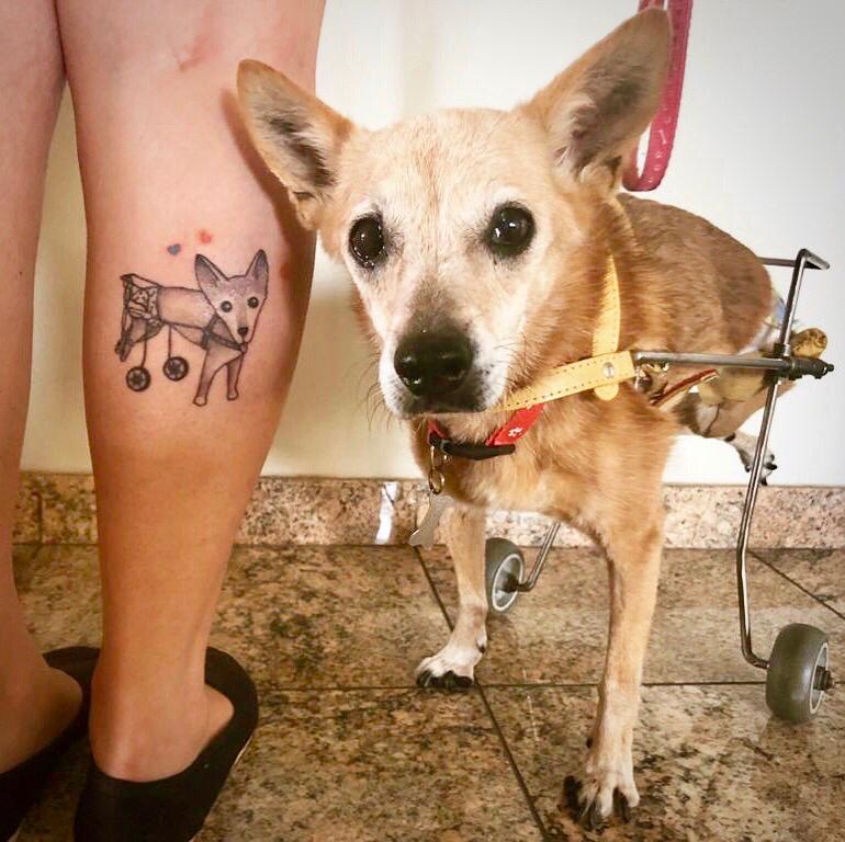 tattoo fineline cachorro