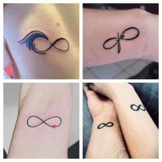 tatuagem infinito delicada