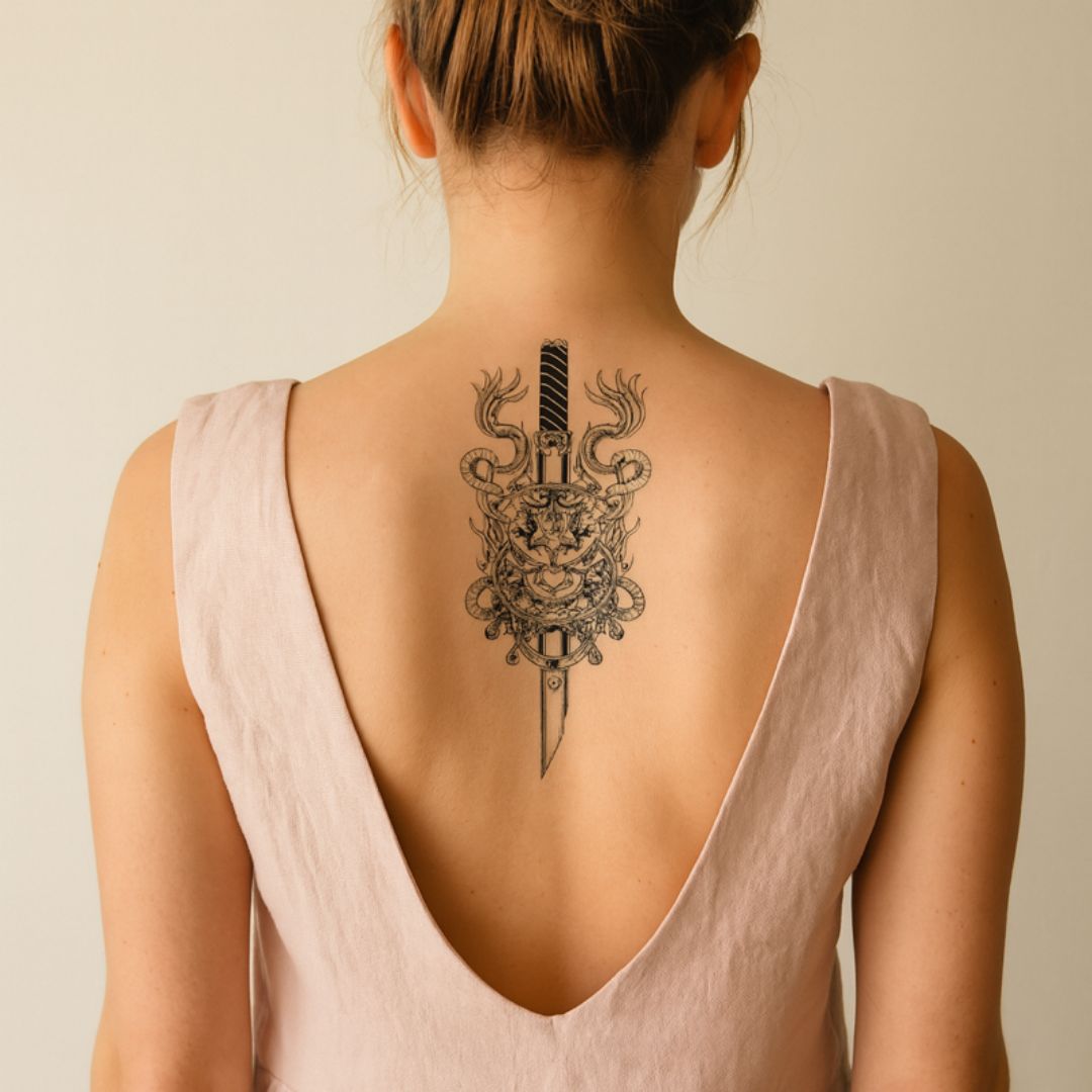 tatuagem máscara japonesa
