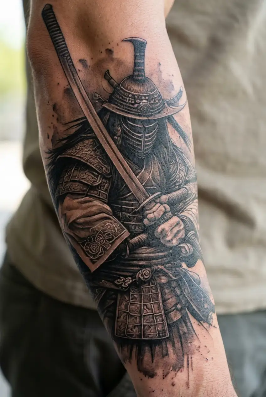 flash tattoo katana