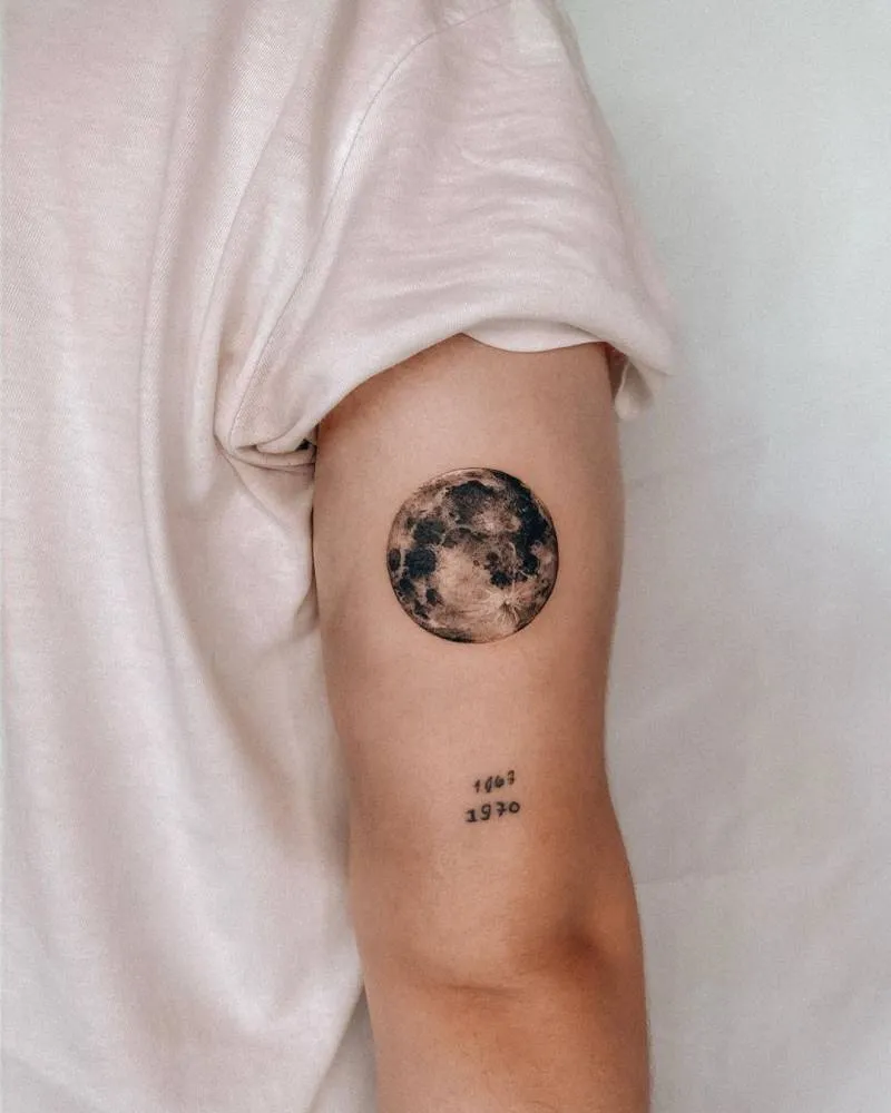 tatuagem lua