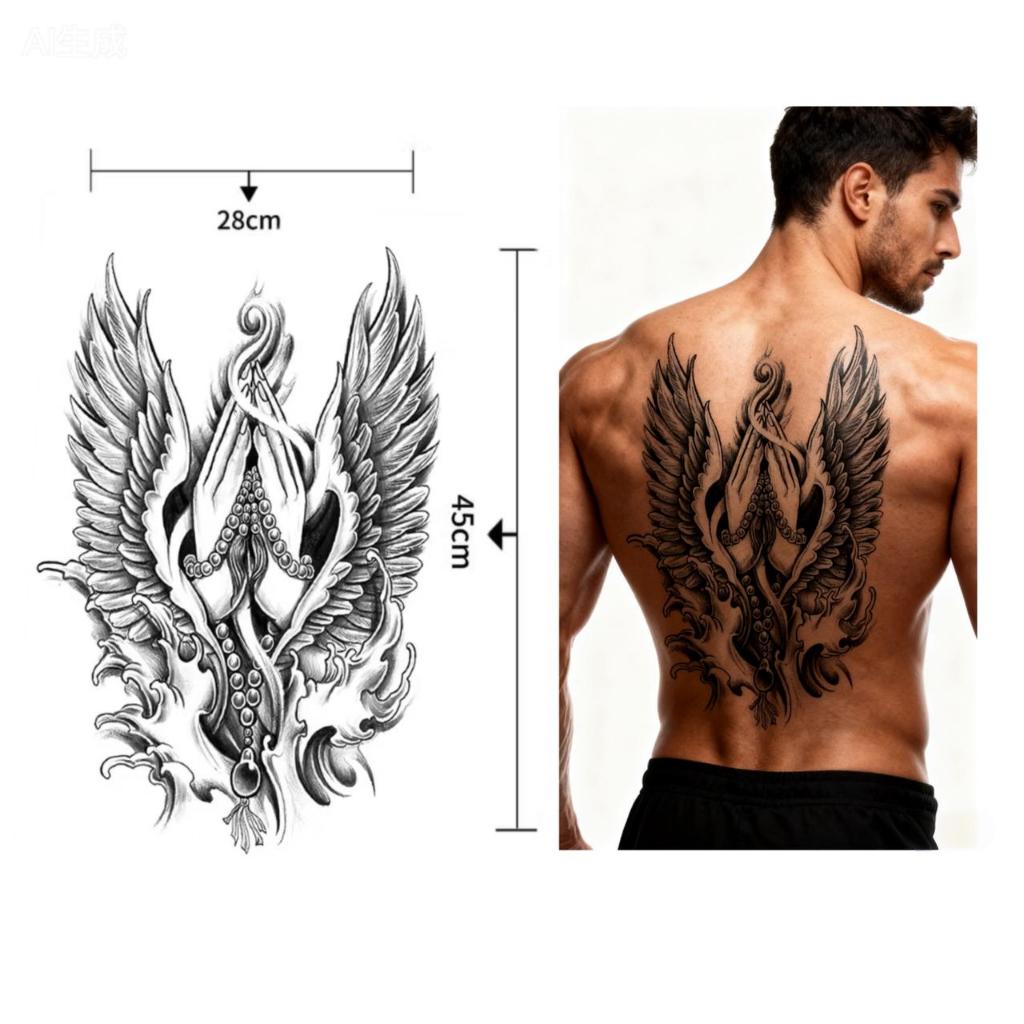 tatuagem costas aquarela