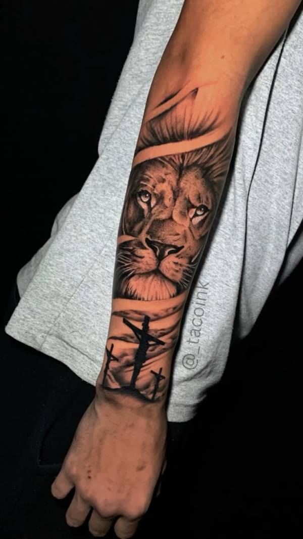 tatuagem antebraço homem