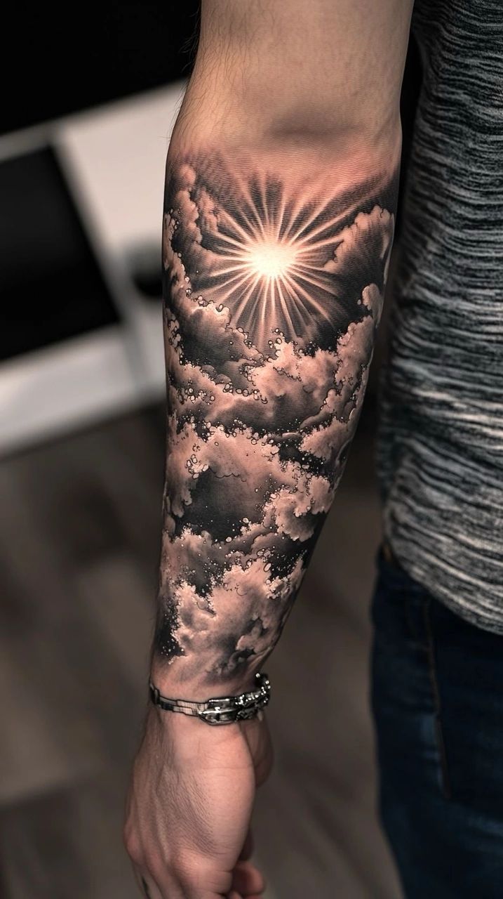tatuagem braço masculina discreta