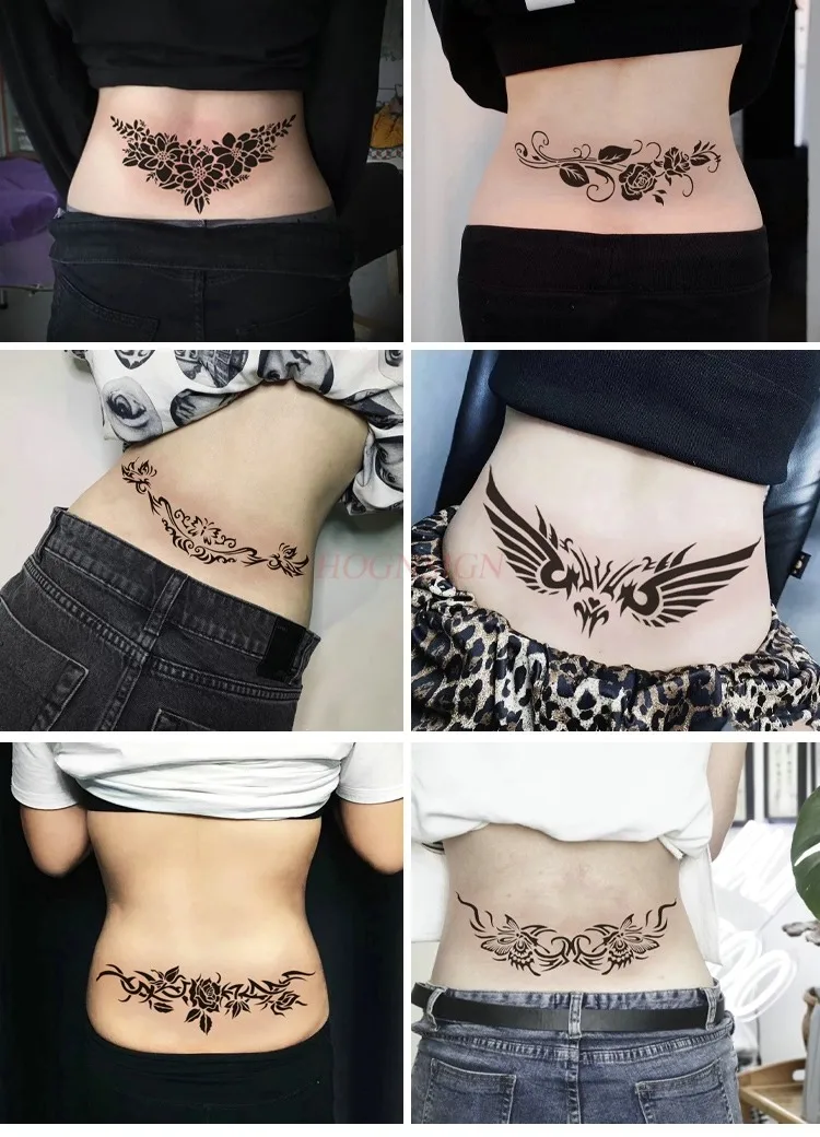 tatuagem no quadril frase delicada