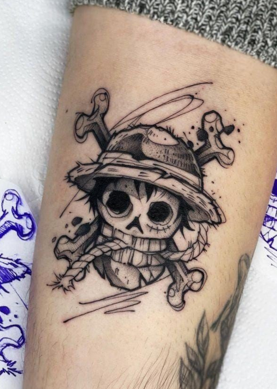 melhores tatuagens one piece