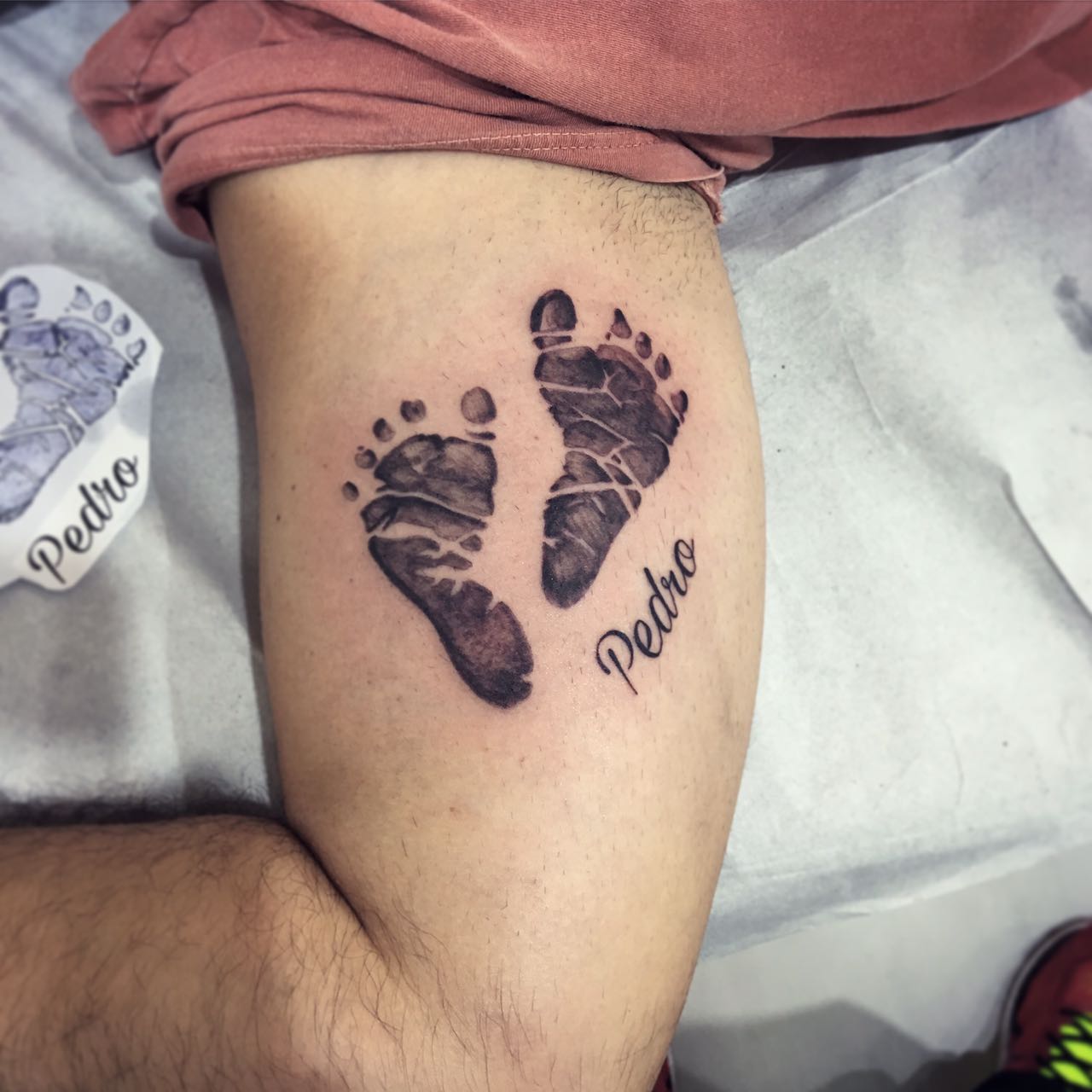 tatuagem pai e filho diferente