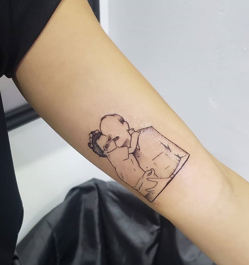 tatuagem para avô falecido masculino