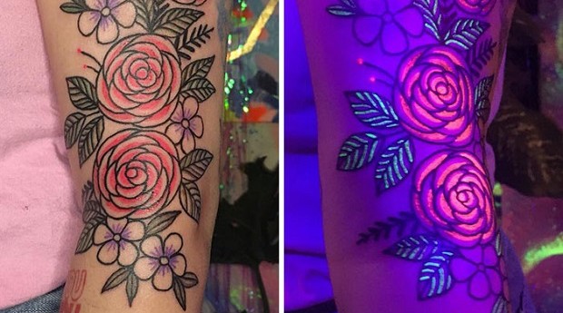 tatuagem fotossensível