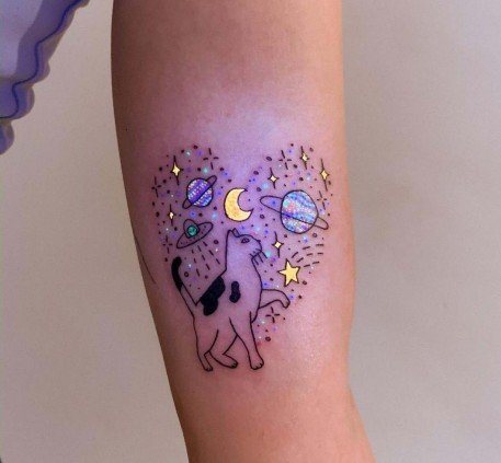 tinta neon para pele
