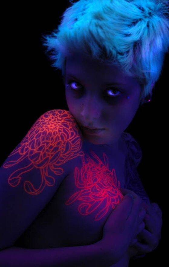 tatuagem temporária glow