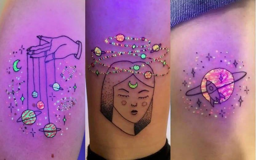 efeito glow tattoo
