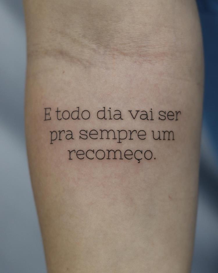 tatuagem significado recomeço e superação