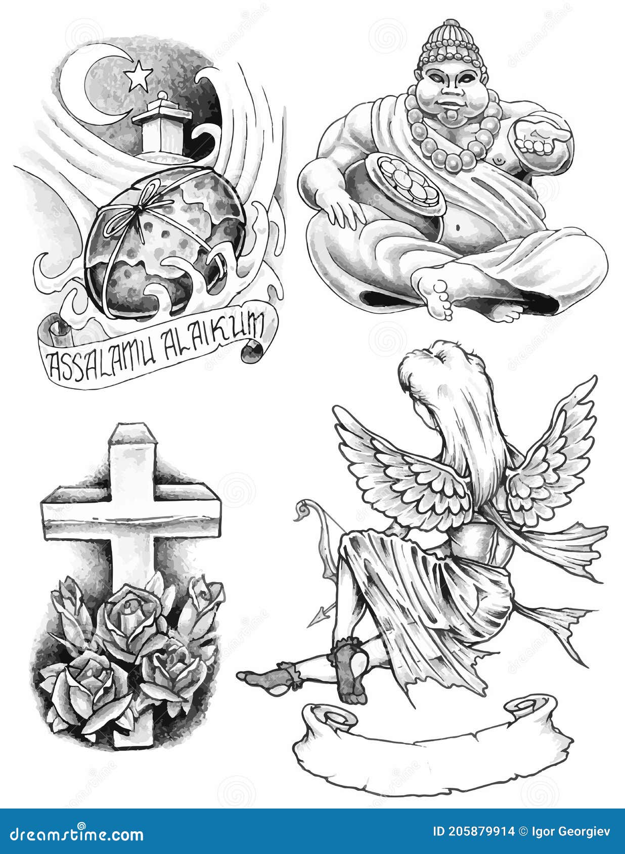 tatuagem religiosa de proteção