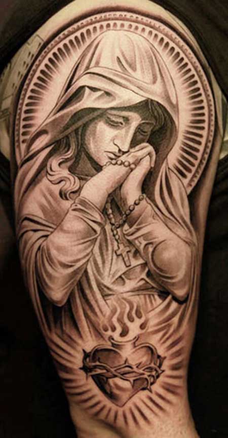 tatuagem religiosa de fé