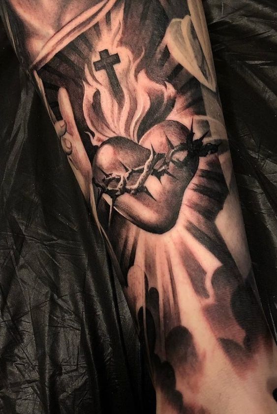 tatuagem religiosa masculina