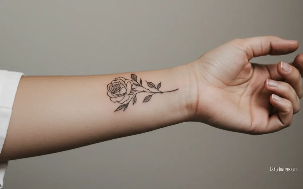 Onde Fazer sua Tatuagem de Rosa: Melhores Locais no Corpo e Inspirações