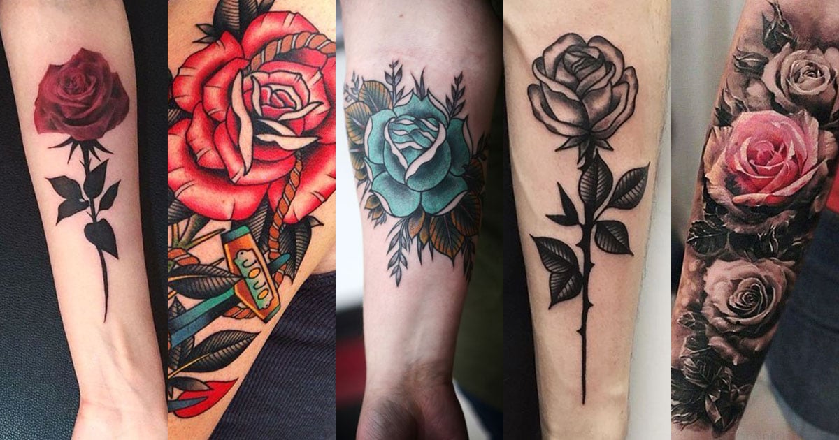 Tatuagem de Rosa e Seus Significados Ocultos: Cores e Elementos