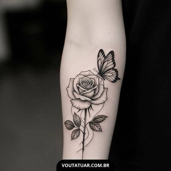 Do Clássico ao Moderno: Tendências em Tatuagens de Rosa