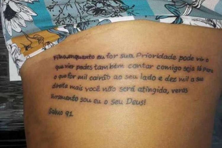 tatuagem salmo 91 versículo 4