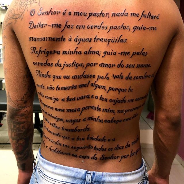 melhores fontes tatuagem salmo 91